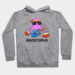 Rocktopus Cute Octopus Pun Hoodie